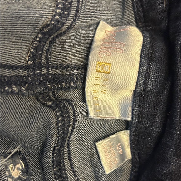 Belle by Kim Gravel Dark Blue Straight Leg Jeans - Picture 4 of 7